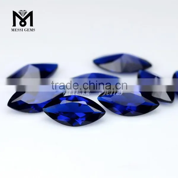 2015 New Top Quality Marquise Cut 113# Bule Spinel Loose Artificial Gemstone photo-4