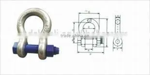 US Type Drop Forged Bolt Type Bow Shackle photo-4