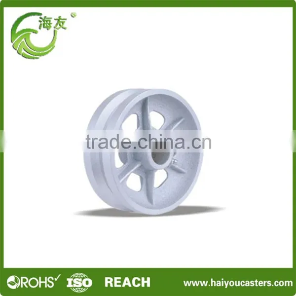 Top Products Hot Selling New 2015 V-groove Metal Caster Wheels