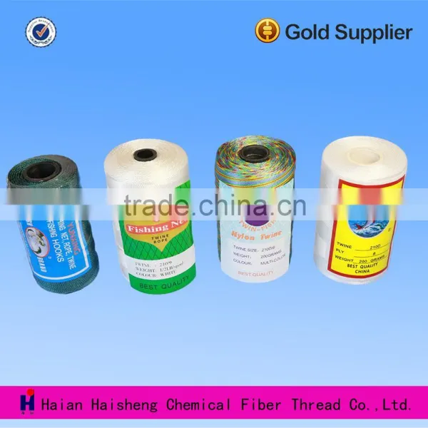 HSXY High Quality Cheap Colorful 210D Twisted Polyester Fishing Twine photo-3