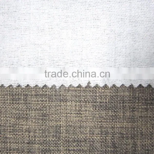 Faux Linen With Pongee Backing for Upholstery photo-2