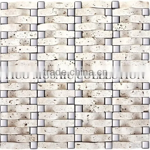 Fico 2016 New !MG-414 Natural Stone Mosaic Tiles photo-4