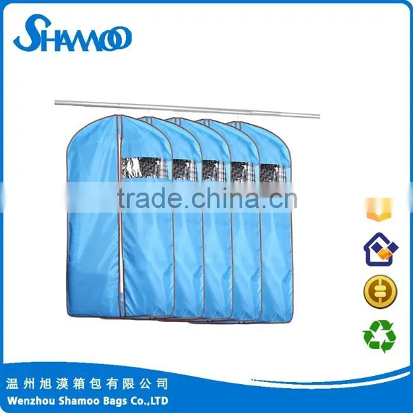 Sedex Factory Customized Priting 420D Polyeste Garment Bags Suit Cover
