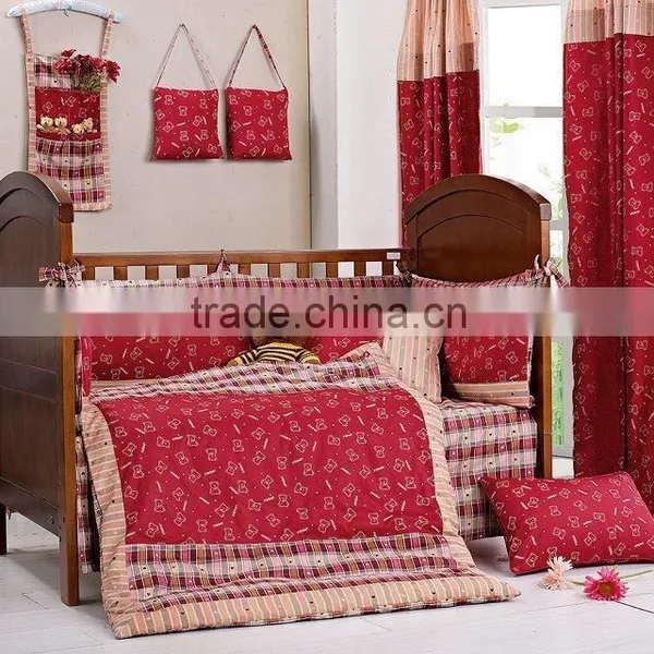 100%cotton Baby Crib Bedding Set