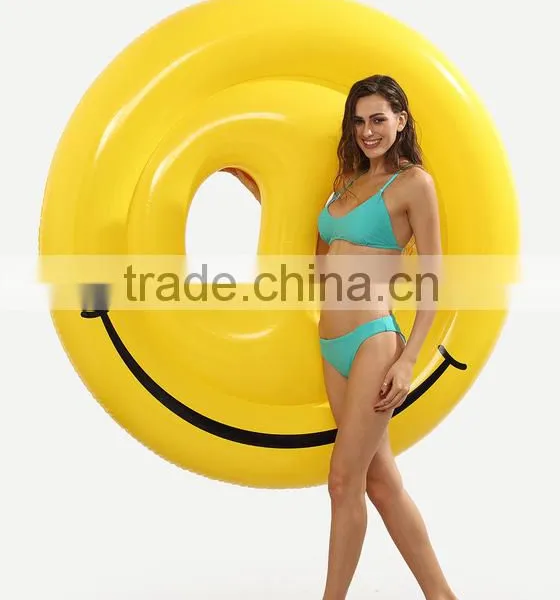 Funny Inflatable Smileface Pool Floats/inflatable Pool Mattress for Summer Holiday photo-4