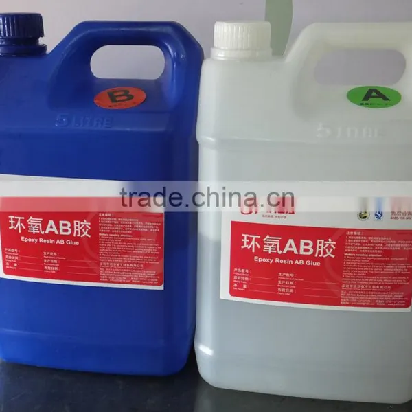 Bubble Free Yellow Resistance Epoxy Resin AB Glue for 3D Dome Stickers Coating Factory photo-5