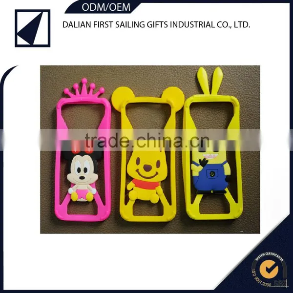 Fashion Design Silicone Rubber Lovely 3D Phone Skin Case Cover for IPhone 4 4s 5 5s photo-4