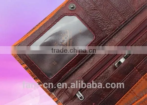 China Factory Wholesale Fashion PU Leather Clutch Purse for Women or Girls photo-2