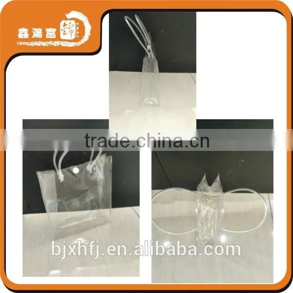Plastic Custom 0.18mm Pvc Bag With Snap Closure