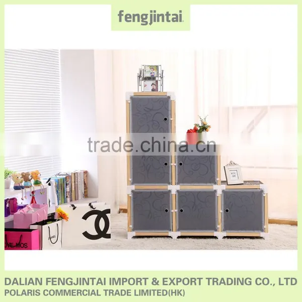 2016 New Arrival Multi Color Domiat Furniture Egypt Wooden Almira Image House Shape Wood Display Shelf Cubes Bookcase photo-5