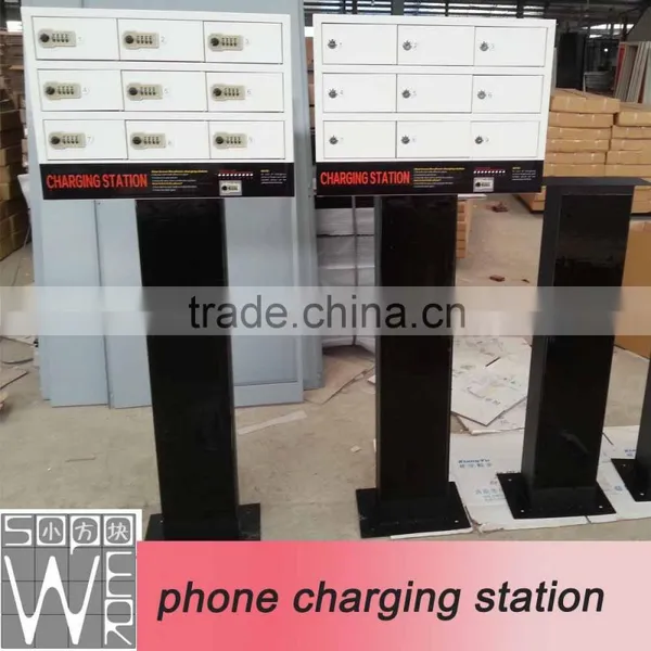 9 Compartment Steel Locker Charging Cart photo-6