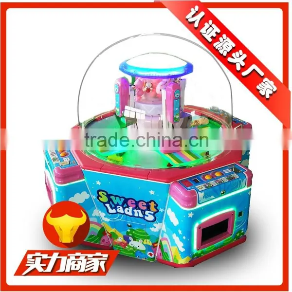 Sweet Land Coin Operated Mini Dolls Crane Claw Machine/ Game Machine for Sale photo-2