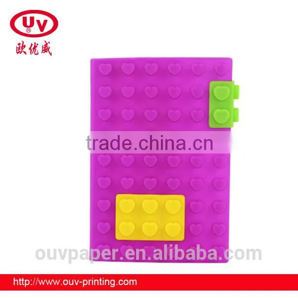 Reative Notebook Candy Color Dairy Book Dot 3D Silicone Cover Notepad photo-4