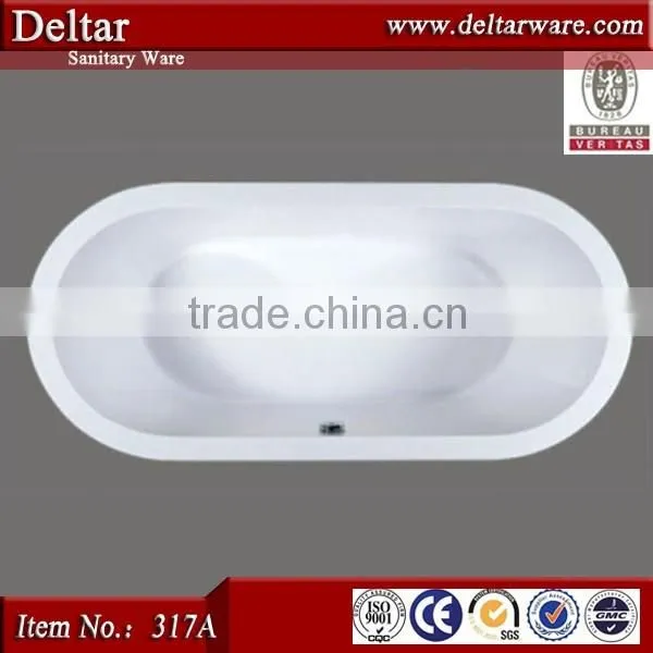 Foshan Bathtub Manufacturer Acrylic Bath Tubs, Standard Dimensions Bathroom Tubs, Solid Surface Bathtub for Sale photo-5