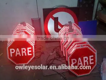 Cycle Solar Traffic Signs/aluminum Traffic Sign Board Cycle/solar Powered Portable Variable me photo-3