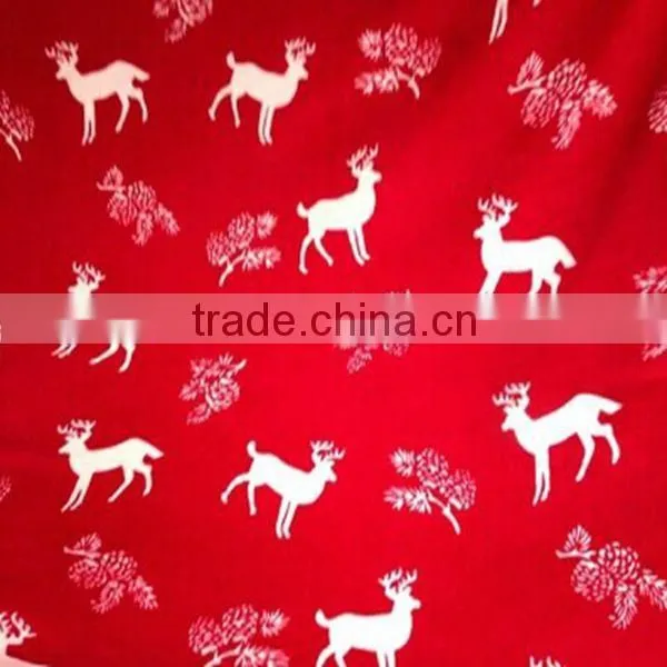 Christmas Animal Deers Printing Flannel Blanket photo-3