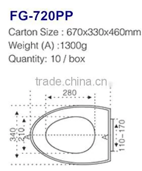 Enlongated Design Plastic Raised Smart Toilet Seat photo-6