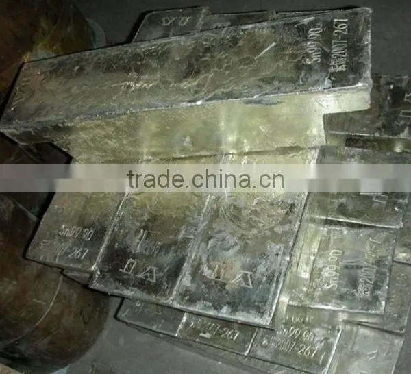 2016 Hot on Sale Tin Ingot / Sn 99.99%/Sn 99.95%/Sn 99.90% photo-2