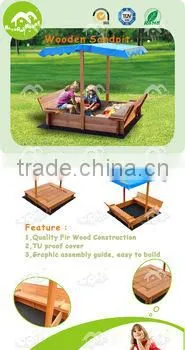 Wooden Sandpit,outdoor Sandpit,kids Sandpit, Sandbox Child