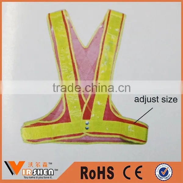 En471 Standard Red Motorcycle Reflecting Safety Vest