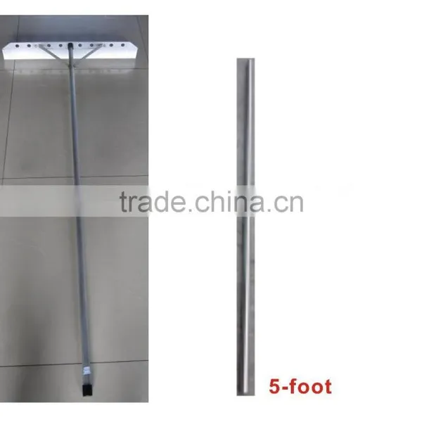 Adjustable Aluminum Snow Rake With 5ft Extension Pole