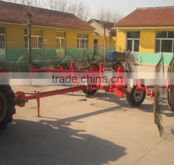 Hot Sale Low Price!!mini Hayrake Farm Alfafa Collection Machine With CE Approval photo-2
