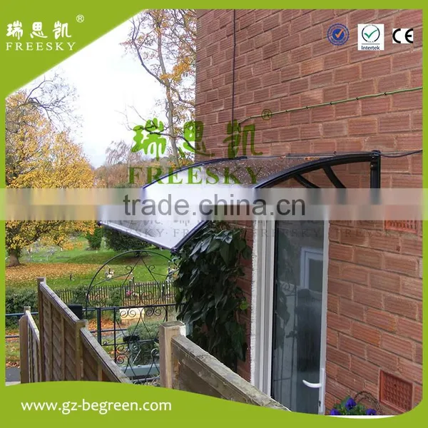 Plastic Frame Polycarbonate Sheet Sun Shield pc Retractable Awning Outdoot Canopy photo-2