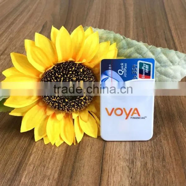 Hot Sale Cellphome Sticker Card Holder/silicone Adhesive Backed Card Holder photo-2