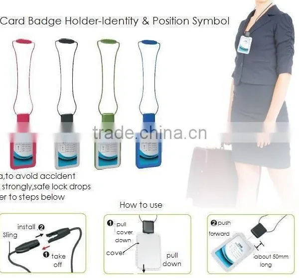 Newest High-end ID Card Badge Holder With Safe Lock & Telescopic Line photo-6