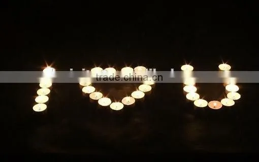 N536 White Color Tea Light Type Tin Candles photo-3