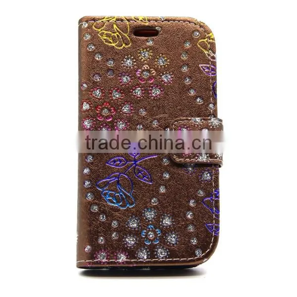 Peacock Pattern PU Leather Case Cheap Phone Case Flip Leather Holster for Wiko Goa photo-3