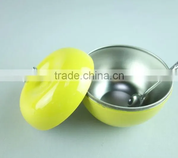 4 Pcs Apple Style Stainless Steel Salt and Pepper Shaker Whit Clourful photo-3