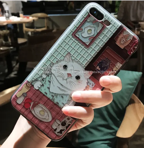 Cute Cartoon Cell Phone Case Cover Silicone Mobile Phone Cases for IPhone7/7Plus/6/6s/6plus/6splus Back Cover Shell photo-3