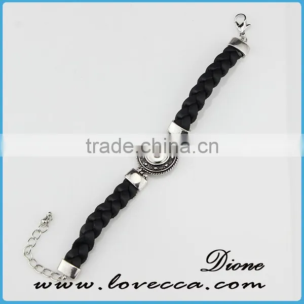 Hotsale Bracelet Fashion Interchangeable Charms Diy Snap Button Bracelet Jewelry photo-4
