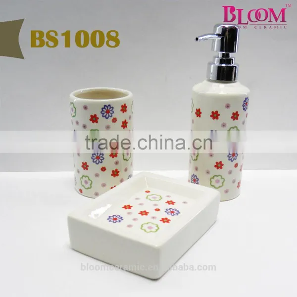 Ceramic Cheap Bathroom Accessories Sets photo-2