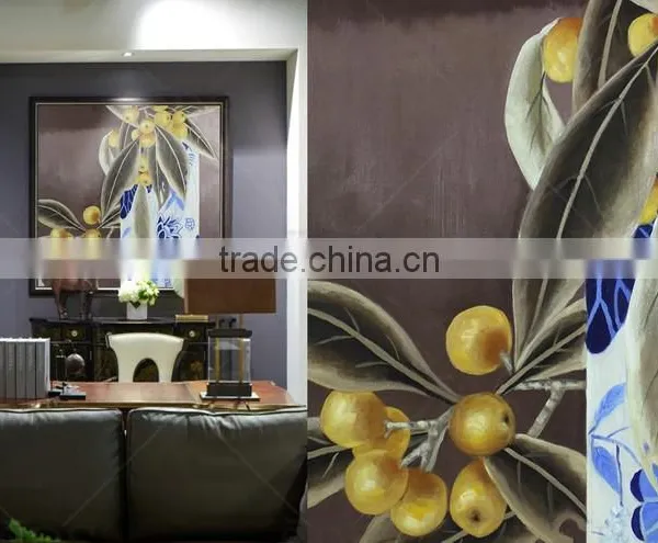 Beautiful Flower Designs Fabric Painting for Wall Art Decor photo-6