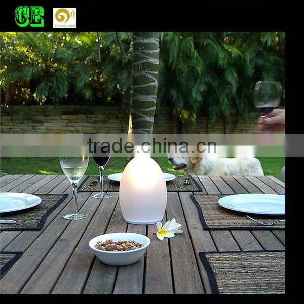 Modern Luminous Egg Shape LED Table Light Lamp With Rechargeable Battery photo-3