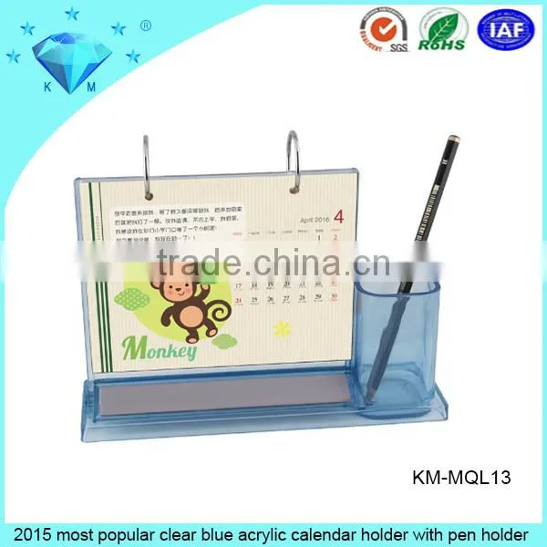 New Design Acrylic Calendar Pen Holder and Photo Frame Display Stand photo-6