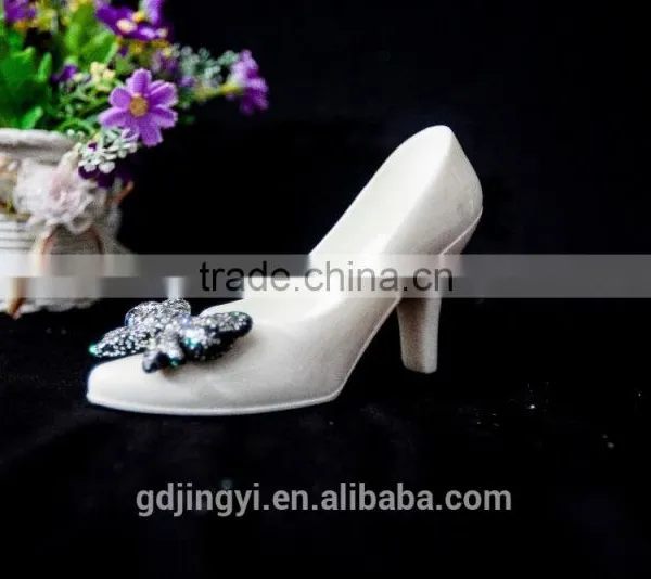 Acylic Pure Color Craft Heels Shoes Wedding Gift Supplier photo-2