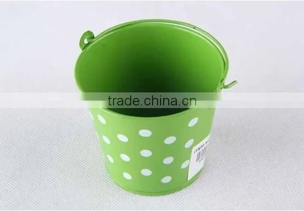 High Quality Chinese Factory New Style Garden Bucket for Kids With Dot Printing photo-5