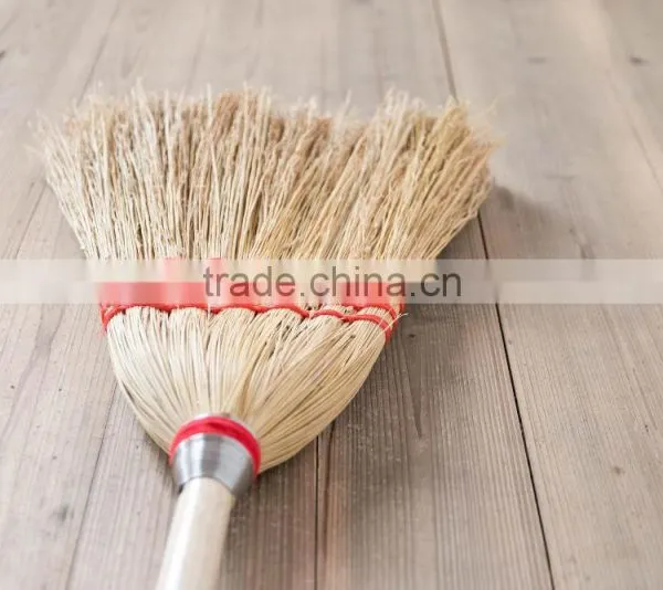 Corn Fiber Heavy-Duty Wire Banded Warehouse Soft Industrial Broom photo-4