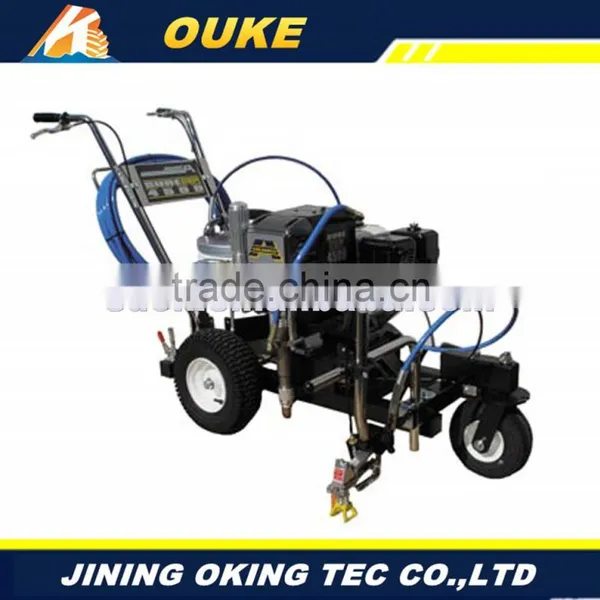 Professional Plastic Runway Making Machine,Hand-push Road Making Line Pre-marker Machine With Great Price photo-4