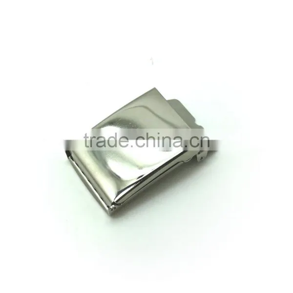 Hot Sale High Quality Belt Buckle, 1-1/2" Flip Top Garment Cloth Metal Stamping Steel Military Buckle Nickel Plate, Witth Tip photo-2