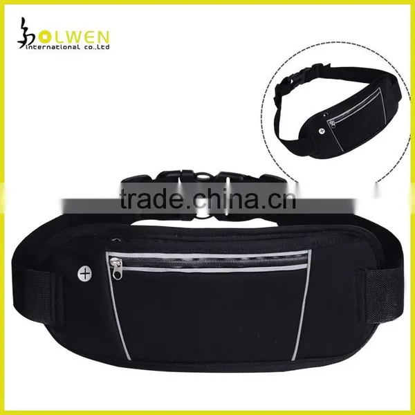 Zipper Closure Sports Waist Belt Money Bag Neoprene Running Bag photo-3
