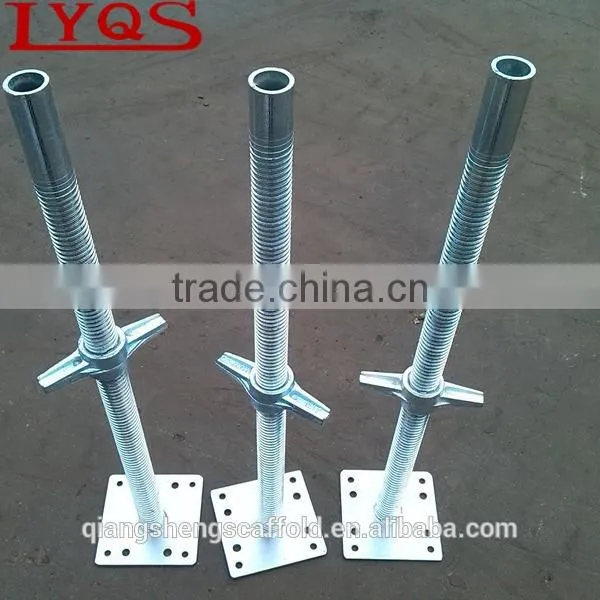 Scaffolding Adjustable Steel Screw Base Jack,fixed/swivel Scaffolding Base Jack photo-2