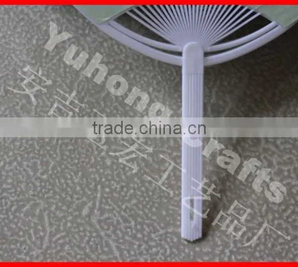 High Quality Plastic Paper Hand Fan for Advertising photo-2