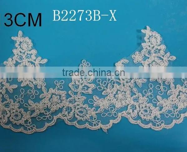 High Quality Guipure Lace Trim Cheap 100% Cotton Embroidery Lace Trim for Dress photo-6