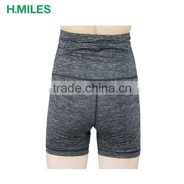Ladies Elastic Jogging Tight Gym High Wasit Yoga Shorts photo-3