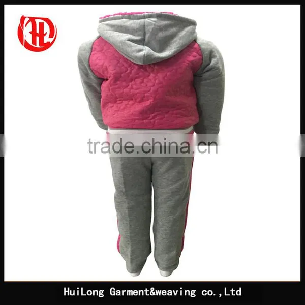 Stocklots pu Fleece Sportswear Clothing Sets photo-3