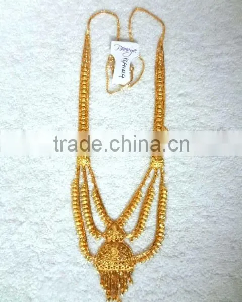 Fancy Micro Gold Plated Necklace and Pendant Sets photo-5